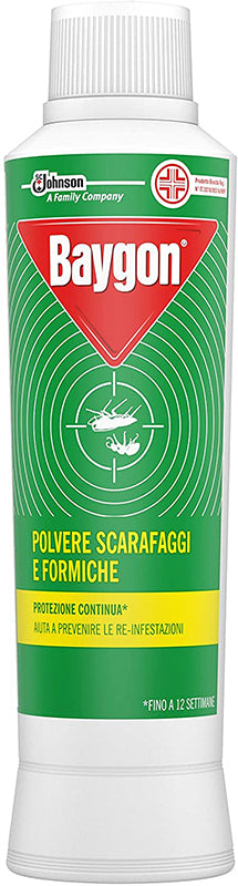Insetticida per scarafaggi e formiche in polvere Baygon g.250