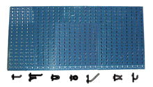 Pannelli Forati Portautensili blu con 40 ganci Tecnolam 98x46 cm
