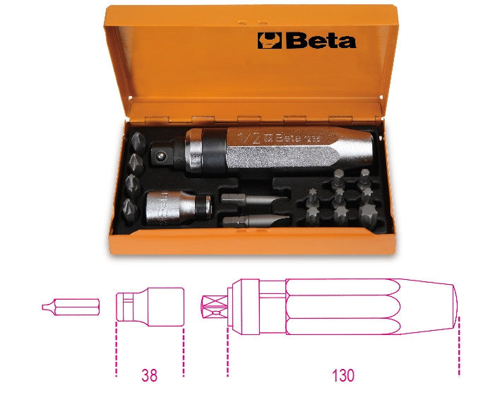 Giravite  percussione + set inserti Beta 1295/C14