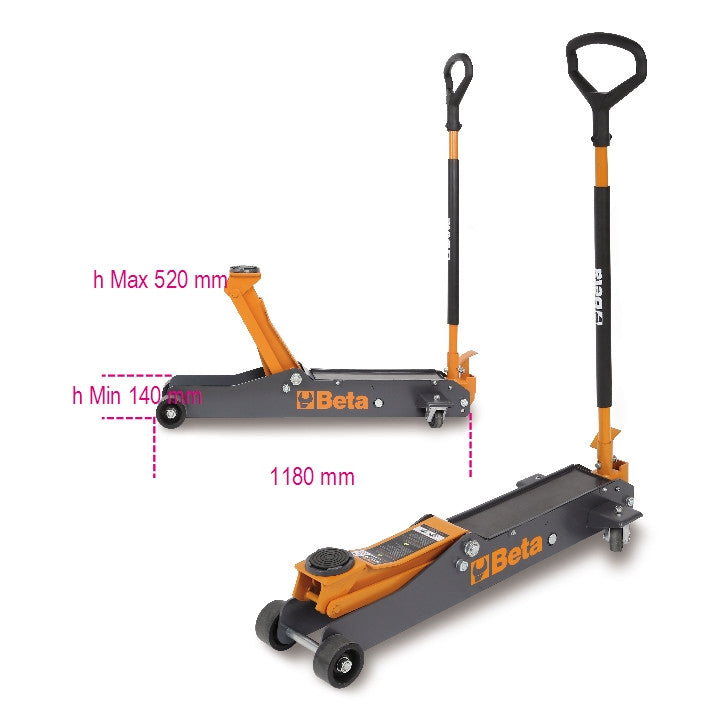 Sollevatore idraulico 3t versione lunga 3033/3T Beta Utensili
