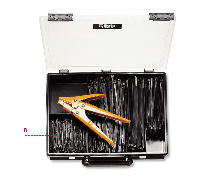 Pinza  fascette  assortimento 400 fascette Beta 1748/C5
