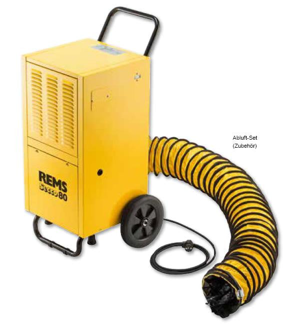 Deumidificatore/asciugatore elettrico REMS Secco 80 + kit  uscita aria