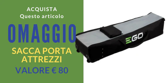 Multiutensile Ego Power Plus PH1400E Kit Potatore + Tagliasiepi Batteria e Caricabatteria + BORSONE
