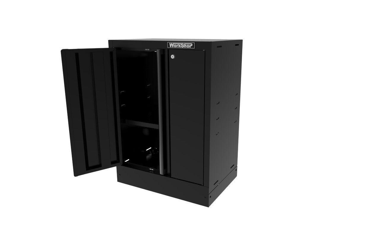 Arredo GARAGE Workshopitaly Total Black Anodized 3,3mt. Piano Inox