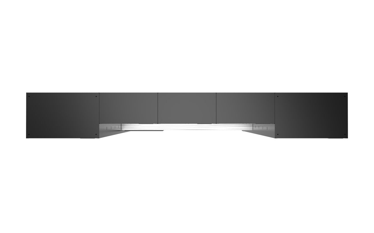 Arredo GARAGE Workshopitaly Total Black Anodized 3,3mt. Piano Inox