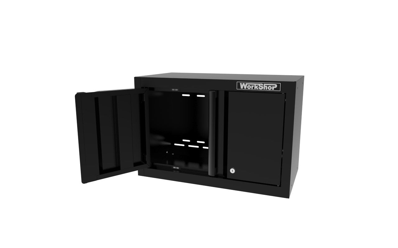 Arredo GARAGE Workshopitaly Total Black Anodized 2,7 mt. Piano Legno